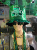 Green Sparkle St Patricks Day Hat