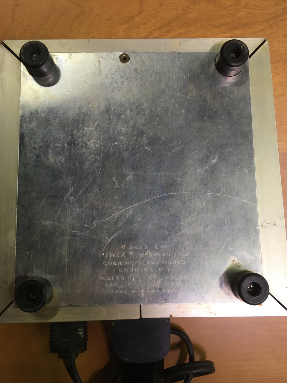 Vintage Pyrex Single Burner Warmer Plate/Tray