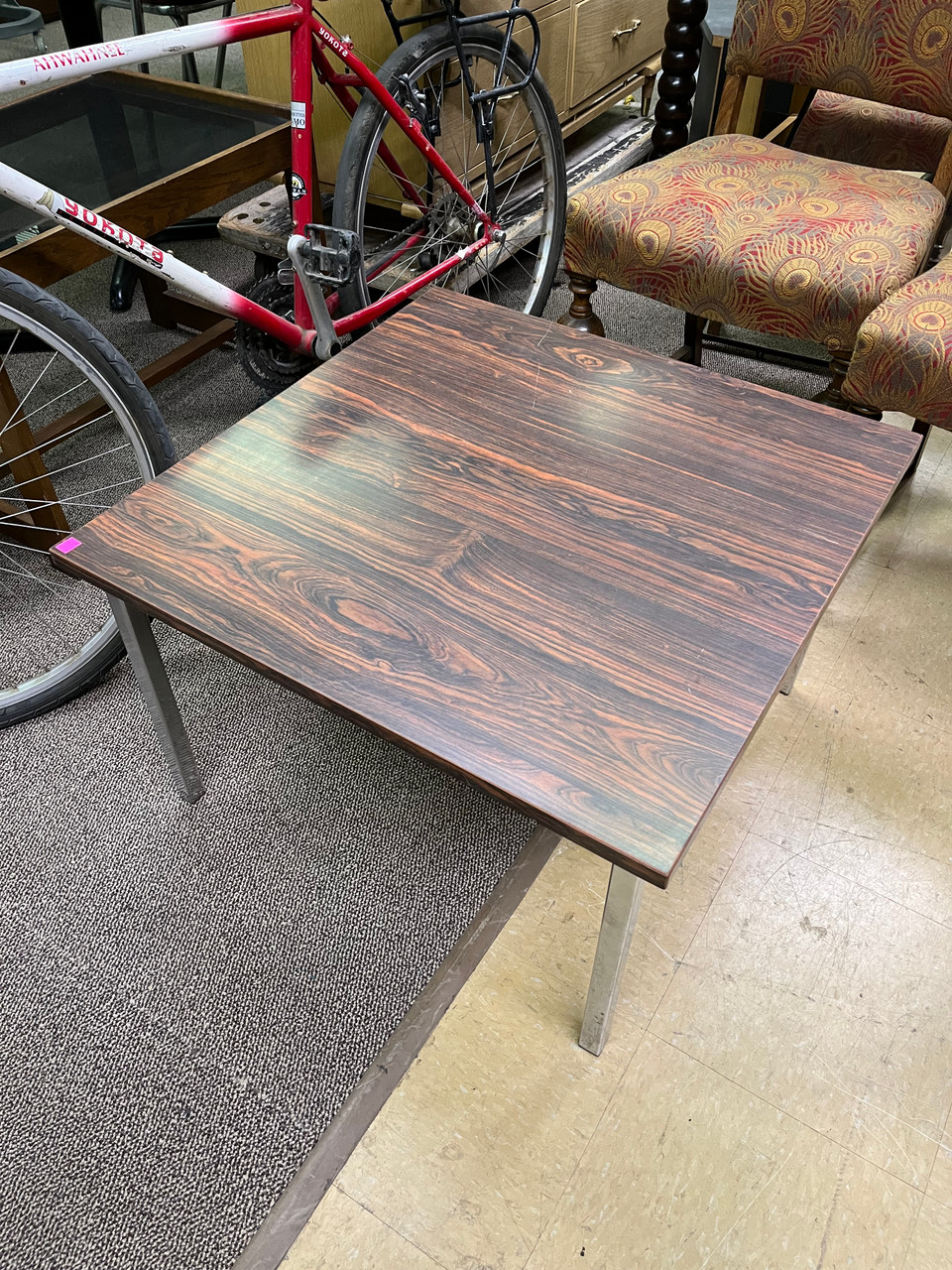 Small Table/Coffee Table - Arborite and Metal