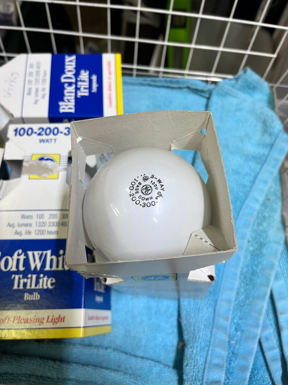 NOS Vintage Mogal Base TriLite Bulbs