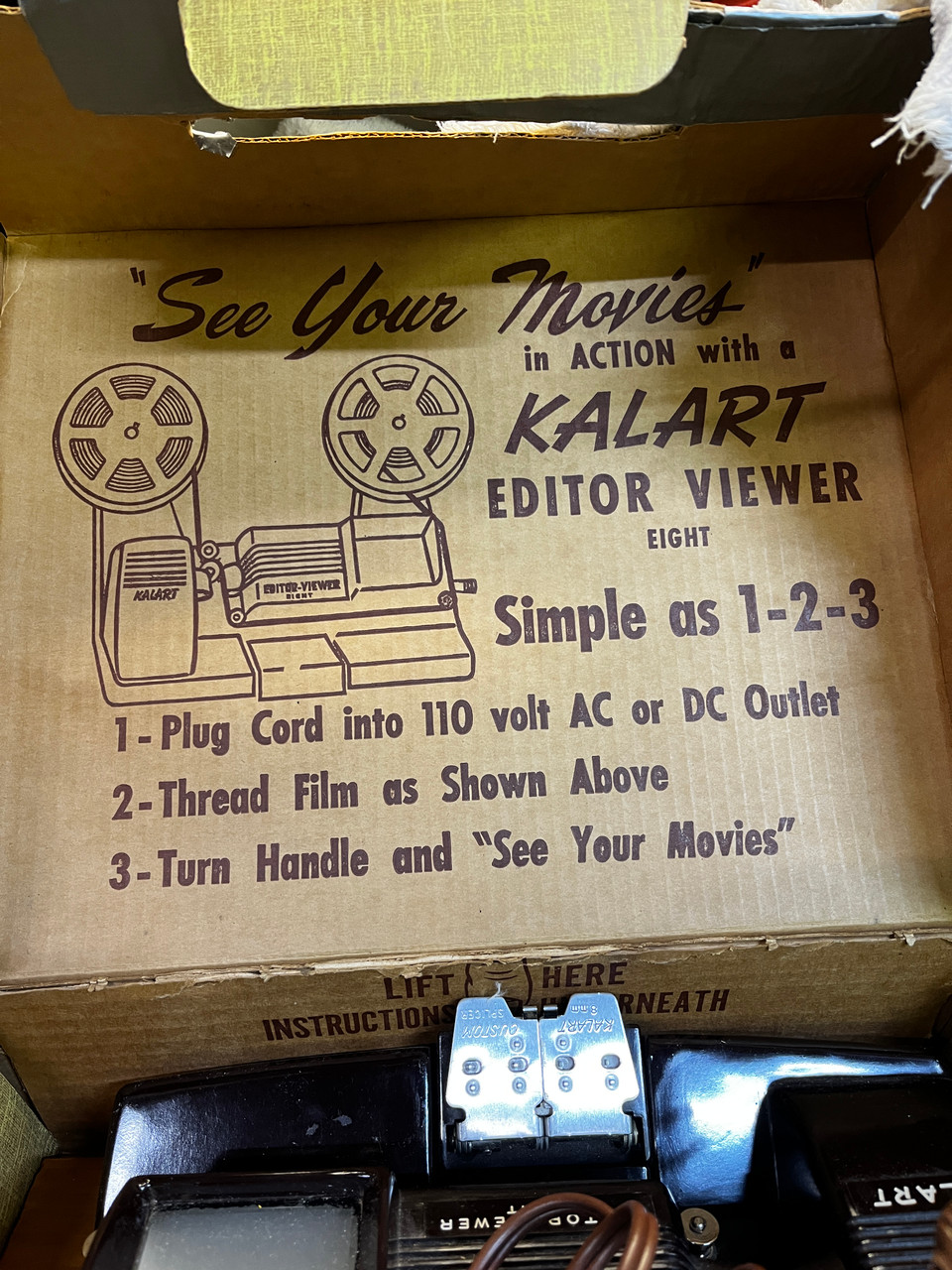 Vintage Kalart Film Editor Eight for 8mm & Super 8