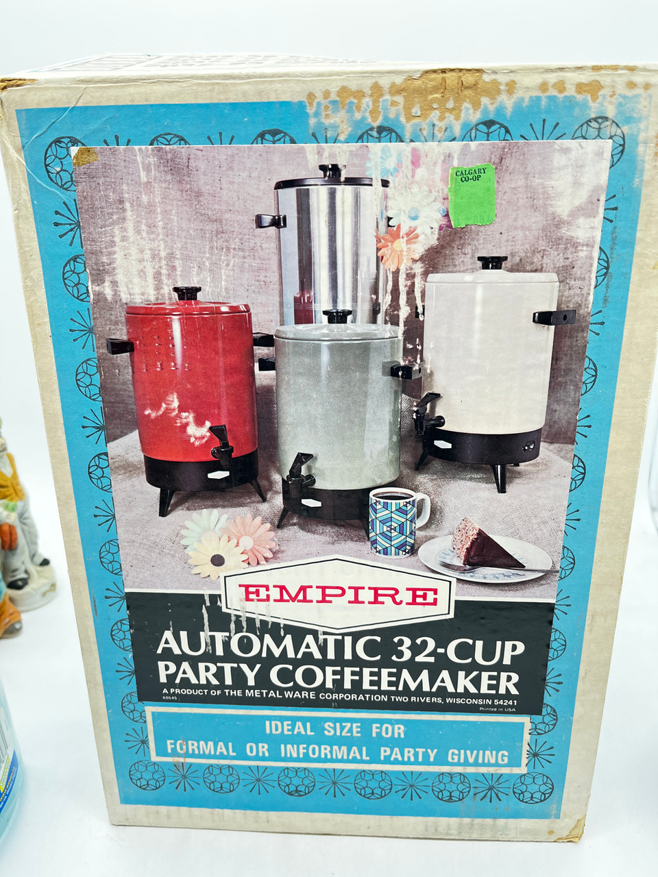 Vtg Empire Flame 32 Cup Coffee Maker