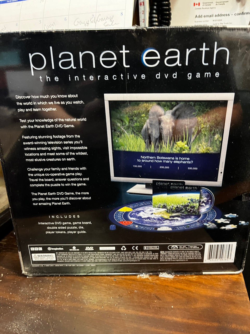 Planet Earth Interactive DVD Game