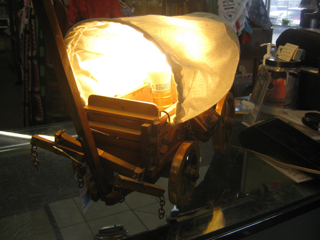 chuckwagon lamp