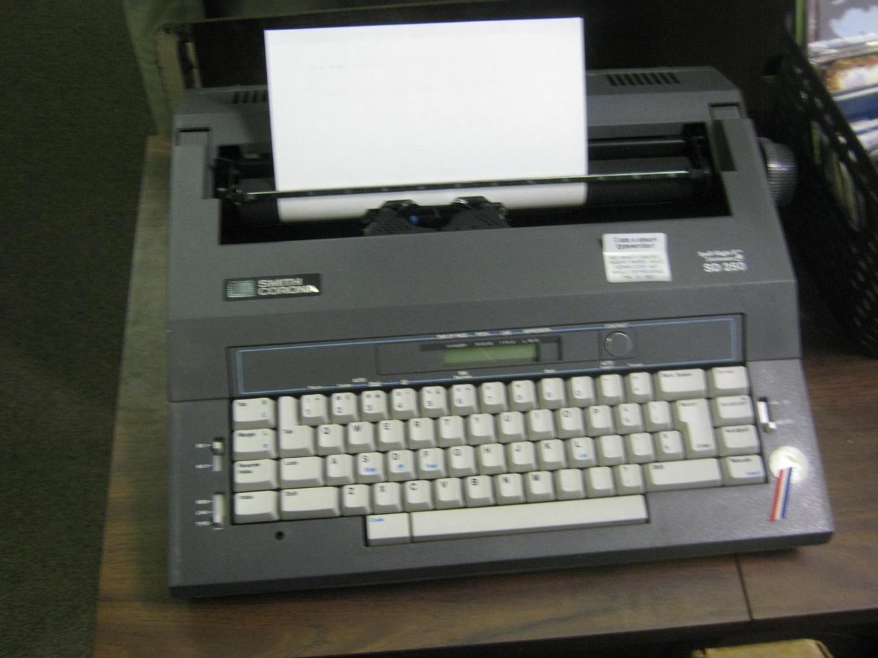 smith corona typewriter