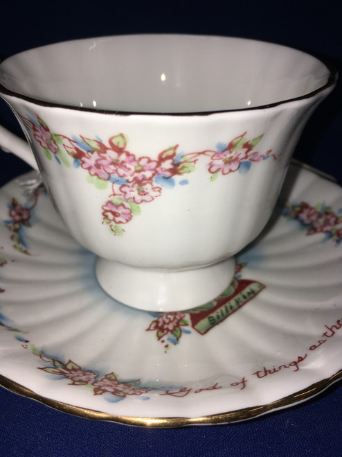 Billikin Alaska Vintage Teacup and Saucer - Rare!