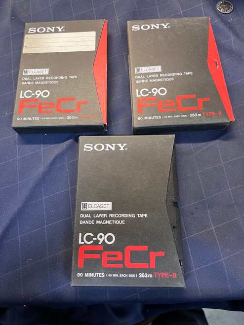 Sony Elcaset FeCr LC-90 Tape