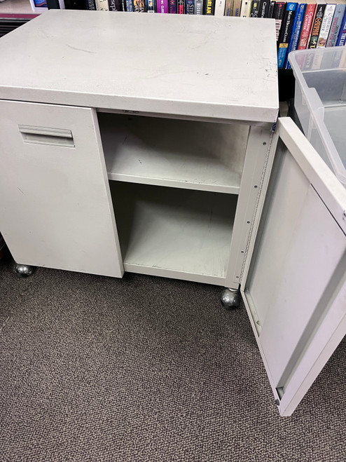 Short Metal Cabinet on Casters