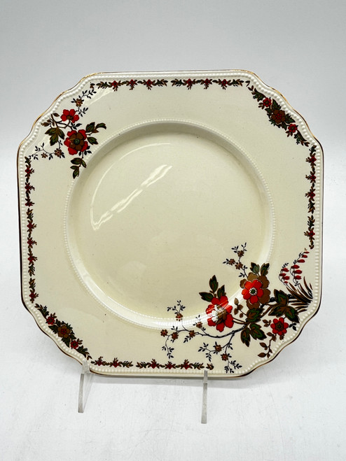 1930's Wedgewood "Trentham" Square Dinner Plate