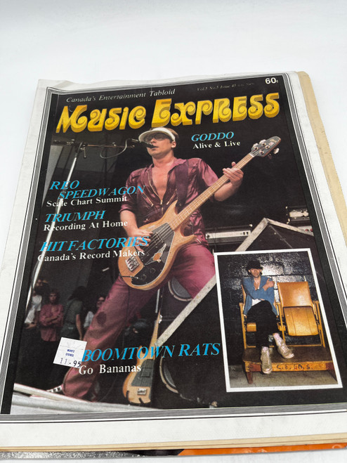 Music Express Magazine from 1970's & 1980's