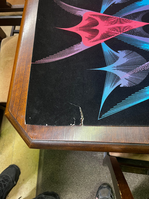 1970's Velvet Black Light Poster