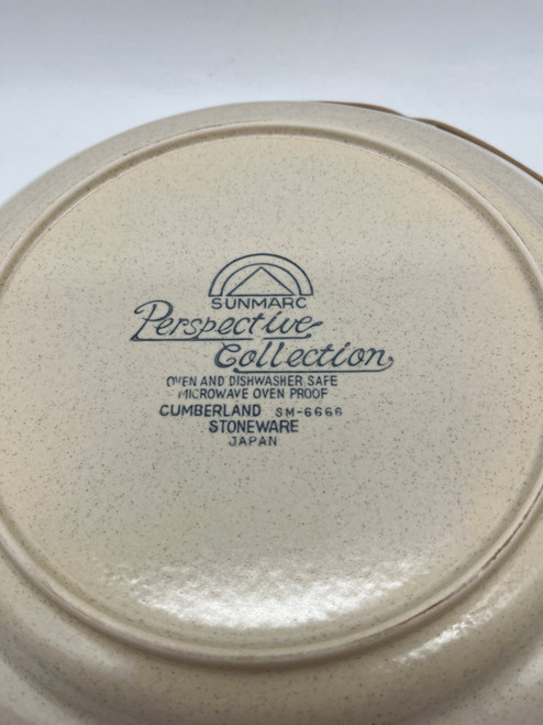 12 Pc Vintage Sunmarc Stoneware Dishes