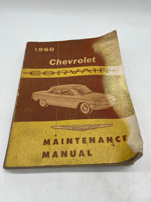 1960 Chevrolet Corvair Maintenance Manual