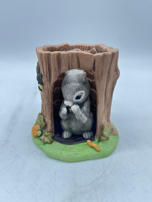 Woodland Surprise Squirrel Porcelain Figure