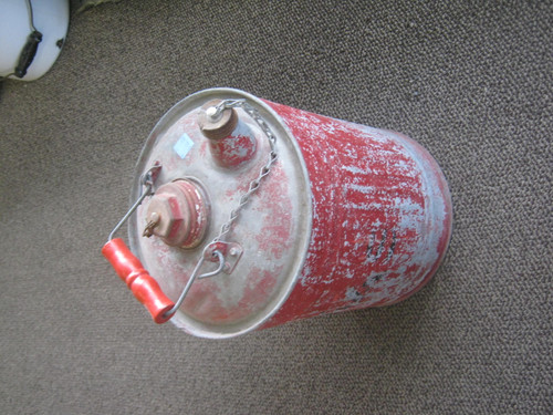 vintage gas can