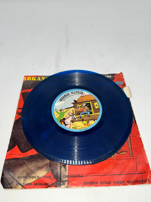 1950's Blue Vinyl Childrens Record