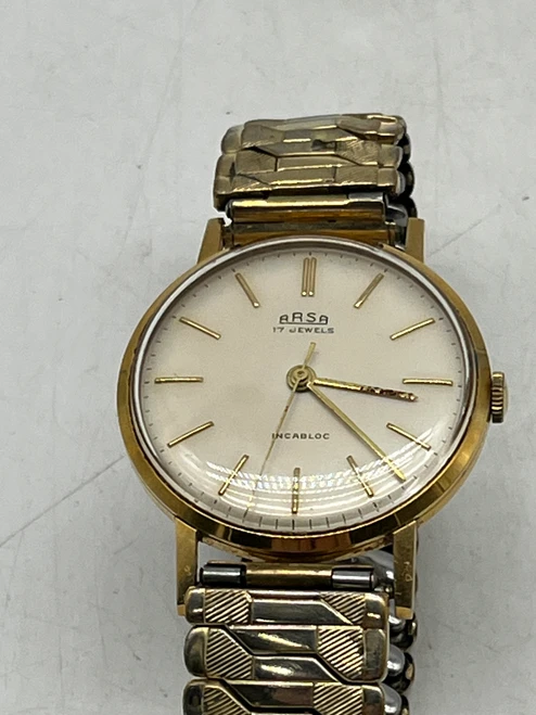 Vintage Arsa Manual 17 Jewel Watch Working