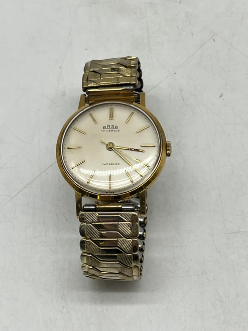 Vintage Arsa Manual 17 Jewel Watch Working