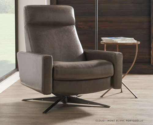 Cloud Std Comfort Air Chair in Leather by American Leather at the Artful Lodger in Charlottesville, VA
