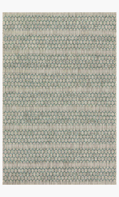 Isle Grey/Teal by Loloi Rugs at the Artful Lodger in Charlottesville, VA