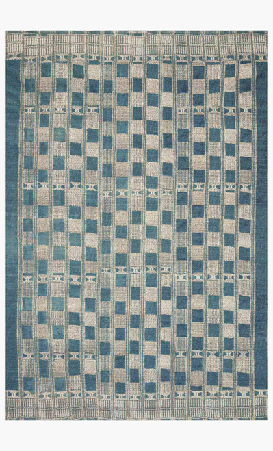 Mika Blue/Ivory by Loloi Rugs at the Artful Lodger in Charlottesville, VA