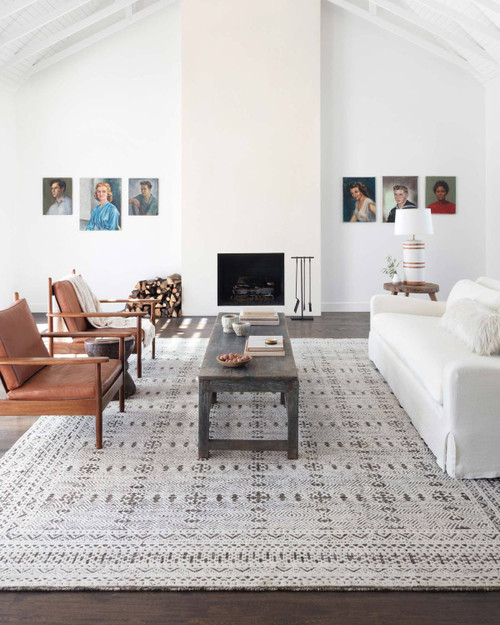 Origin Grey/Ivory by Loloi Rugs at the Artful Lodger in Charlottesville, VA