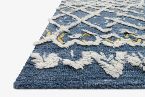 Symbology Denim/Dove by Loloi Rugs at the Artful Lodger in Charlottesville, VA