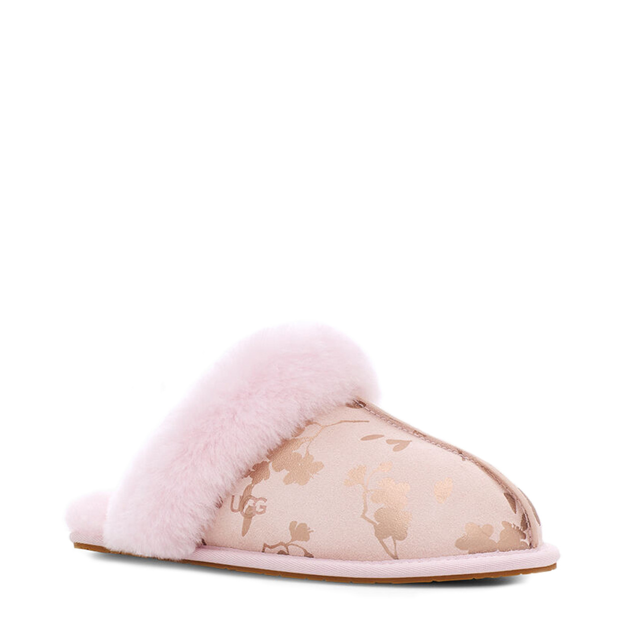 Scuffette ii floral foil slipper Clearance