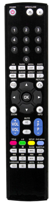 JVC LT-22DD1BN LT-22DD1BU LT-22DK2BJ Replacement Remote Control