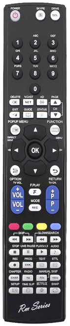 PANASONIC DMRHW130EB DMRHW220 DMRHW220EBK Replacement Remote Control