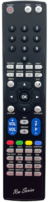 BAIRD TI4309DLEDBH TI4309DLEDDS TI4310DLEDDS Replacement Remote Control