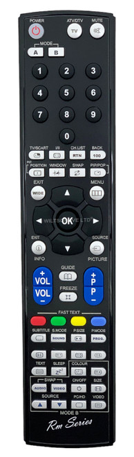 BUSH FERGUSON GOODMANS GRUNDIG  TLU-02041C TLU01541C TLU01541CU Replacement Remote Control