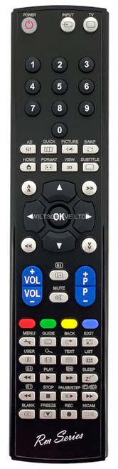 TOSHIBA 50L4331DG 50L4333DF 50L4333DG Replacement Remote Control