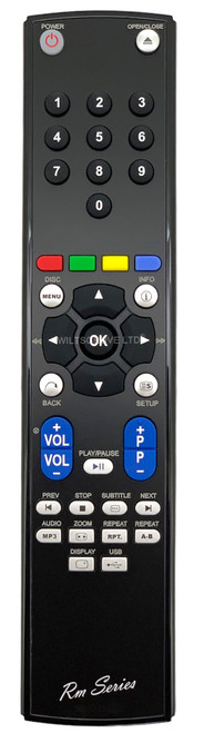 PHILIPS DVP5992 DVP5992/12 DVP6800 Replacement Remote Control
