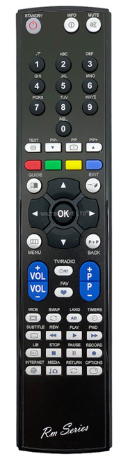 BUSH XORO WISI TRIAX KR950ZAPP L1HSTB12 HD760 Replacement Remote Control
