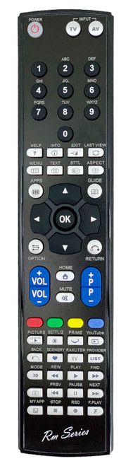 PANASONIC TH-43EX600M TH-43EX600S TH-43EX600T Replacement Remote Control