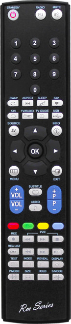 TECHNIKA BLAUPUNKT  BD40DL BD40LCD BD40LCDS Replacement Remote Control