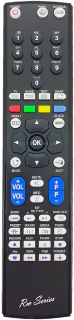 FINLUX BUSH LINSAR VESTEL  28180HDLED 28180HDLEDDVD 28273HDLED Replacement Remote Control