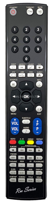 TECHNIKA BLAUPUNKT  XMURMC0019 IRC87028 IRC87085 Replacement Remote Control