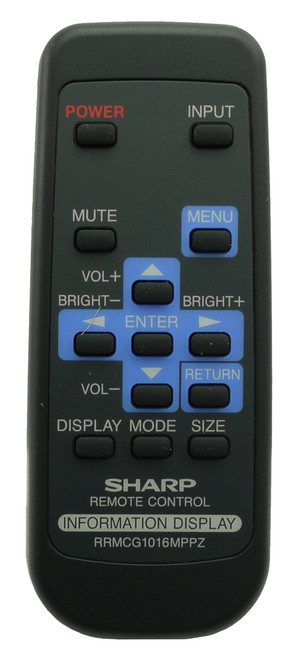 Original Remote Control SHARP RRMCG1016MPPZ