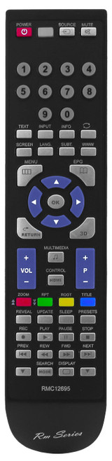 Replacement Remote Control TECHNIKA, BUSH, FINLUX,etc