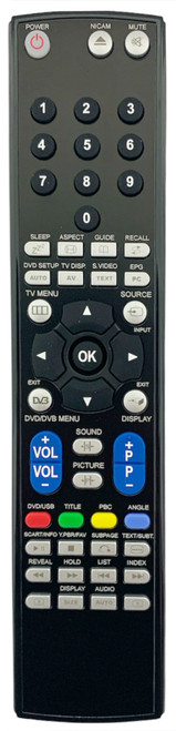 Replacement Remote Control TECHNIKA, TECHNOSONIC, TEVION, Etc