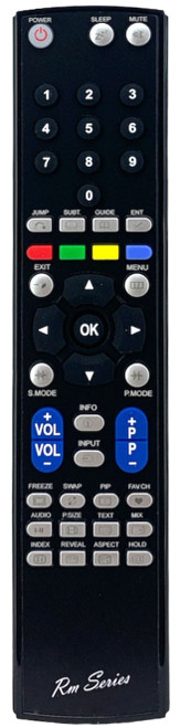 Replacement Remote Control ALBA, ACOUSTIC SOLUTIONS, POLAROID, Etc