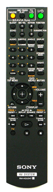 Remote Control SONY Original RM-ADU047 148713611