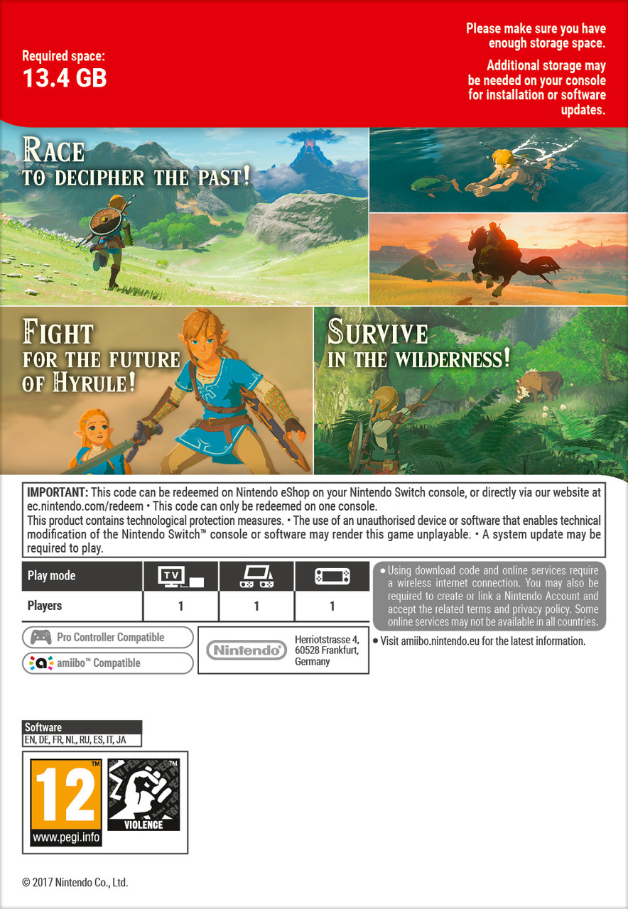 The Legend of Zelda™: Breath of the Wild for the Nintendo Switch™ home  gaming system and Wii U™ console - Expansion Pass