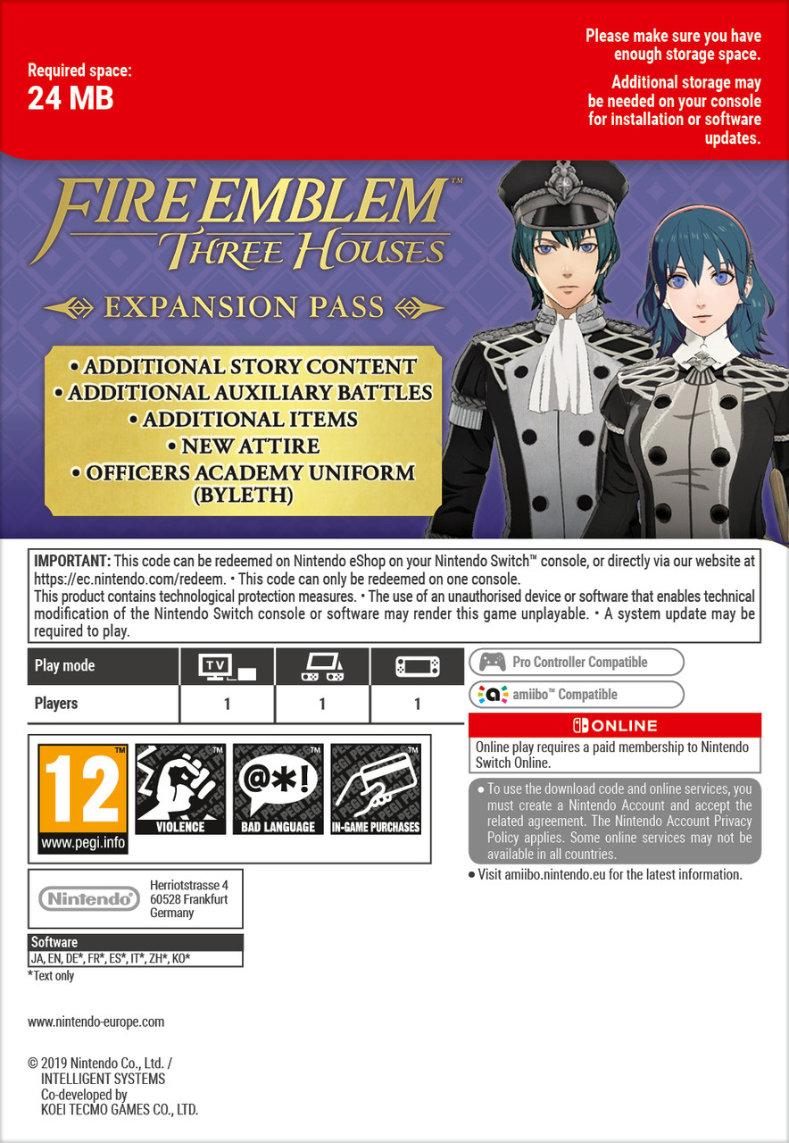 Fire Emblem Three Houses Exp Pass - Nintendo Switch - Boostgaming (UK)