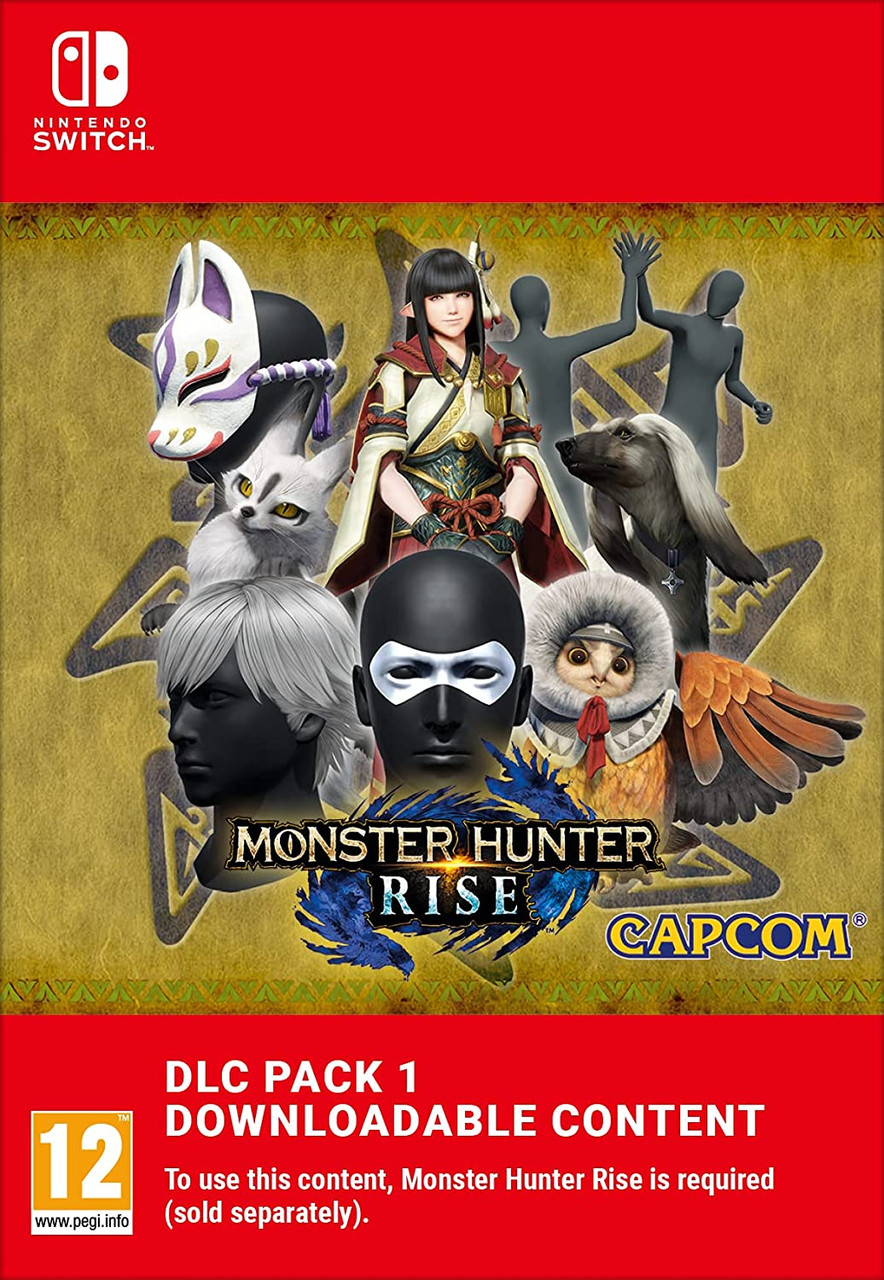 Pack Hunter - Rise - Boostgaming 1 Nintendo DLC (UK) Monster Switch