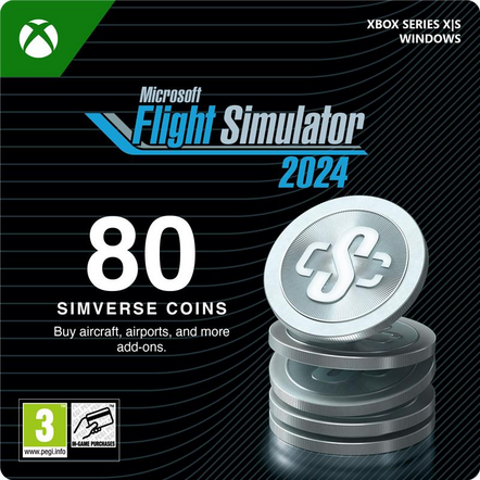 Microsoft Flight Simulator 2024 80 Simverse Coins Xbox - Main Image