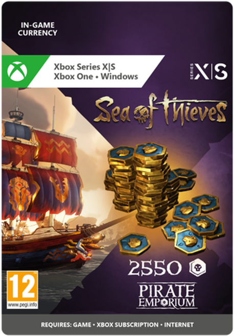 Sea of Thieves Captain’s Ancient Coin Pack – 2550 Coins - Xbox