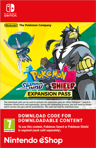 Jogo Nintendo Switch Pokémon Sword Expansion Pass OR Pkm Shield Expansion  Pass (Formato Digital)